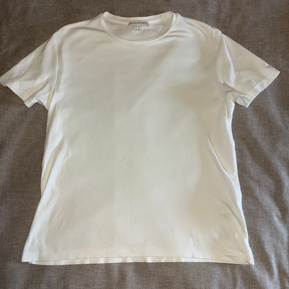 Banana Republic Woman’s Classic Crew Neck T-Shirt - White